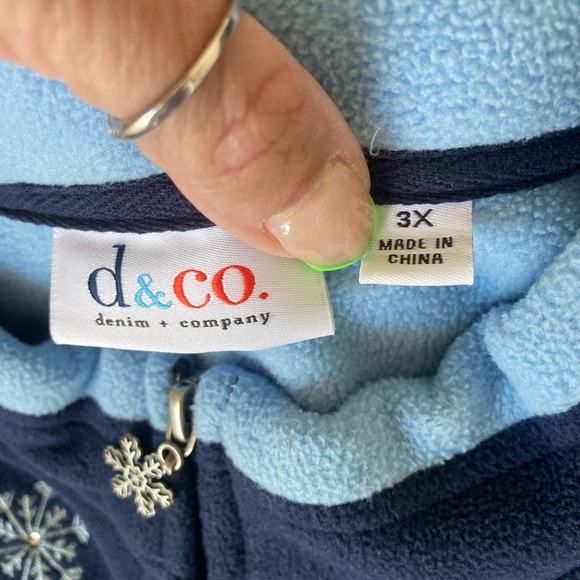 Super cozy fleece zip up jacket - Picture 3 of 3